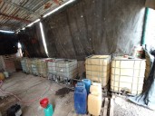 Aseguran predio usado para venta ilegal de gasolina en Coyotepec