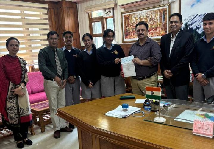 The Lawrence School, Sanawar students donate pocket money to 'Aapda Rahat Kosh'