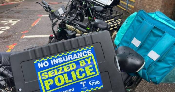 Delivery bikes among haul seized from streets in Coventry