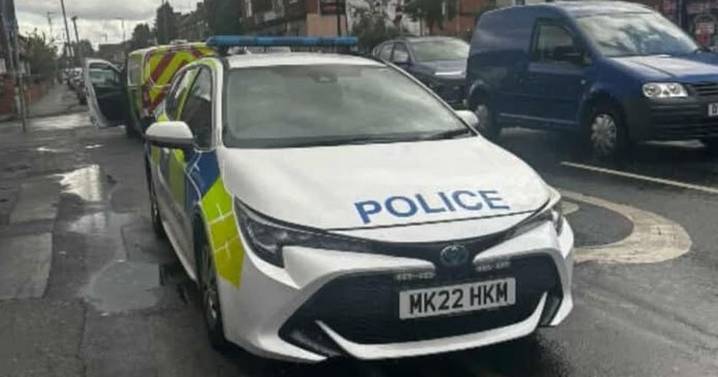 Manchester street taped off after man found with slash wounds