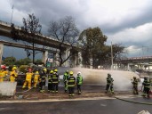 Llevan a 5 pacientes graves por explosión de pipa a hospital del ISSSTE en CDMX