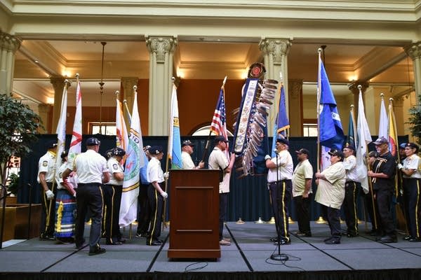 Ramsey County District Court raises tribal flags