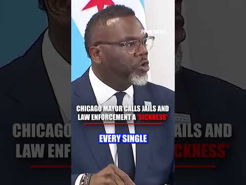 Law enforcement is a ‘SICKNESS’: Chicago mayor #shorts #usa #us #foxnews #crime #chicago