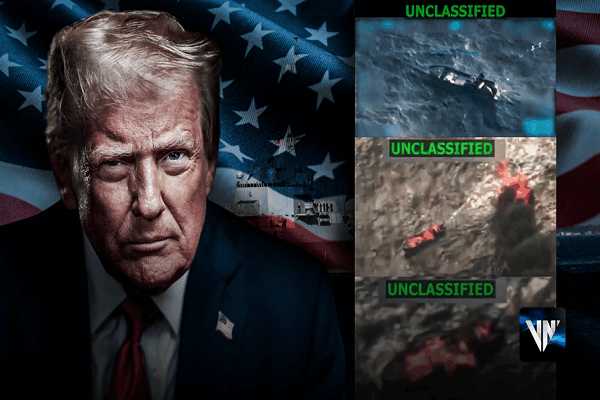 (VIDEO) ¿Coincidencia u otro montaje? Trump habla de un segundo ataque a una lancha el día de ayer, y hoy publican el video diciendo que fue hace minutos