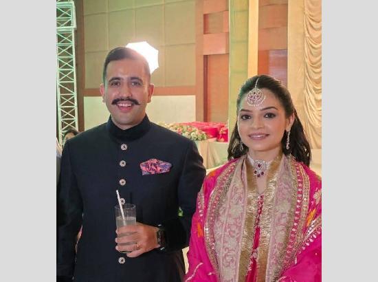 Himachal Minister Vikramaditya Singh marries Dr. Amreen Kaur in Chandigarh [ FULL VIEW ]