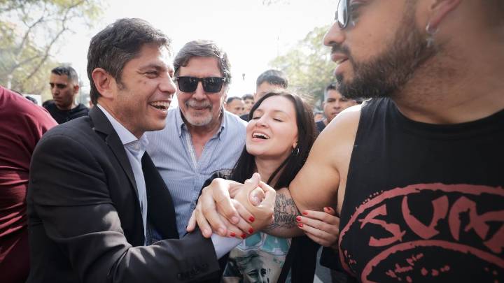 Kicillof se sumó a la Marcha Federal Universitaria al Congreso