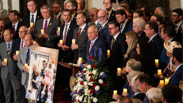 Republicans Honor Charlie Kirk at Vigil in the Capitol