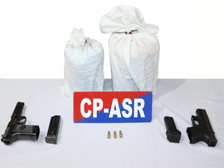 Punjab: Amritsar Police arrests six operatives, recovers 4.03 kg heroin and two pistols