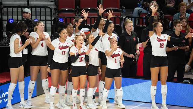 Nebraska volleyball unanimously leads new AVCA poll; Jays fall in the rankings