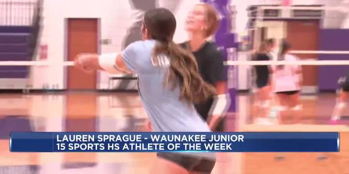 Waunakee’s Lauren Sprague is our 15 Sports High School Athlete of the Week