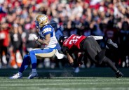 Blue Bombers grind out 26-11 victory over Redblacks to snap three