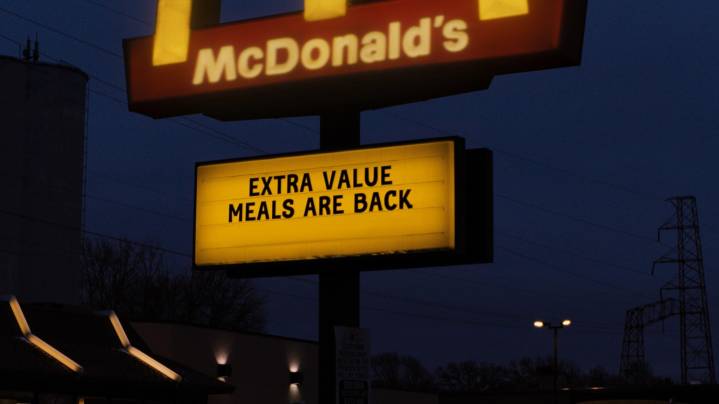 McDonald's brings back Extra Value Meals to menu