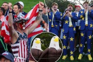 Ryder Cup fans go all out with zany costumes to support US and Europe