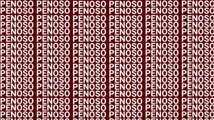 Sólo una mente experta puede encontrar la palabra 'Pecoso' en menos de 5 segundos