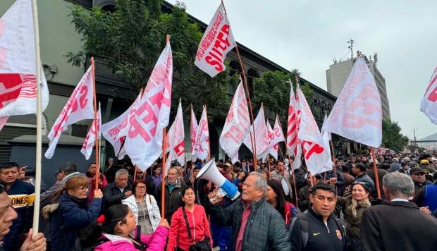 Sutep defiende incremento de pensiones a docentes, pero MEF, Minedu y MTPE consideraron que proyecto era inviable