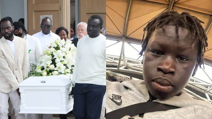 Melbourne teen Dau Elbino Akueng stabbed to death in machete attack farewelled in heartfelt funeral