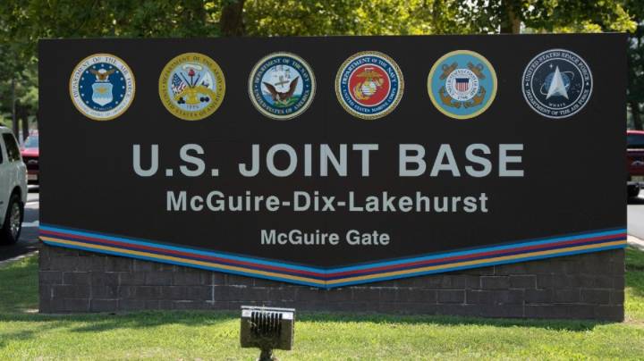 Joint Base McGuire-Dix-Lakehurst locked down