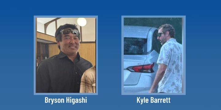 Search suspended for 2 missing Kauai men