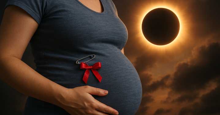 Eclipse y el embarazo: ¿Las embarazadas deben usar “segurito” y listón rojo?