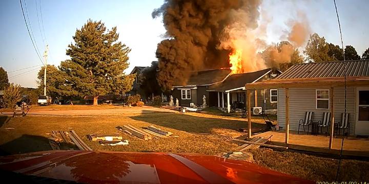 Two family pets killed in TN house fire