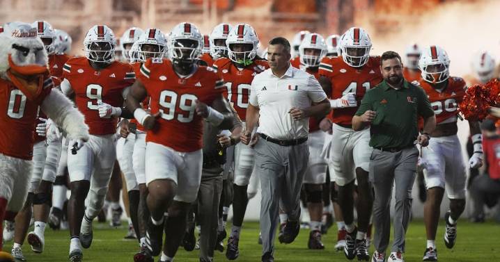 No. 4 Miami and Florida set to renew rivalry, with Hurricanes rolling and Gators sputtering