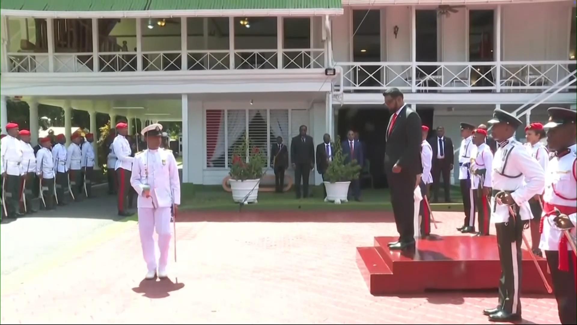 Guyana's president sworn in for second term as oil wealth transforms the nation