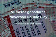 Powerball Double Play en vivo: resultados del miércoles 3 de septiembre de 2025