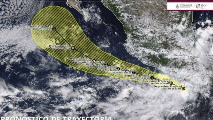 Depresión tropical Trece-E: Conagua prevé lluvias muy fuertes en cuatro estados