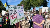 Hundreds march in Portland denouncing Trump’s deployment of National Guard