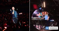Líder de Coldplay vive tenso momento en show en Londres, al invitar a fanáticas israelíes al escenario