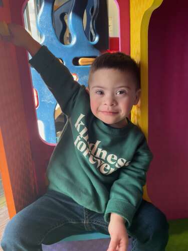 Bright lights, big city, little boy: East Dundee toddler to appear on Times Square screen