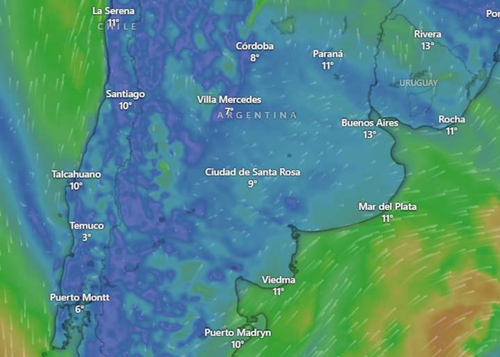 El pronóstico del tiempo para este jueves en Buenos Aires y todo el país