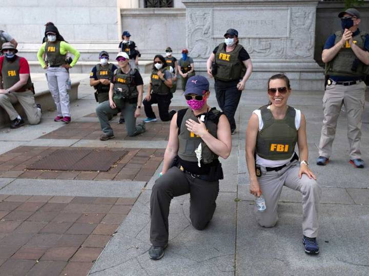 FBI fires agents photographed kneeling during George Floyd protest