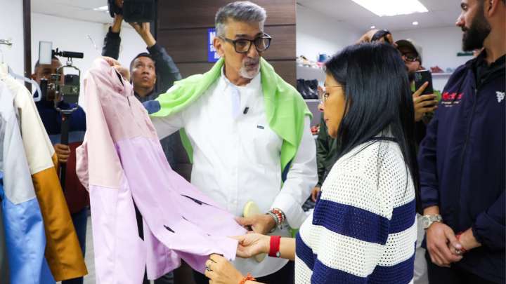Delcy Rodríguez inspecciona fábrica de calzados Kickers: “Por encima de todo, Venezuela produce”