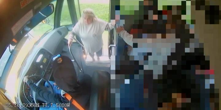 Beaufort County Board of Education member apologizes after stepping on school bus