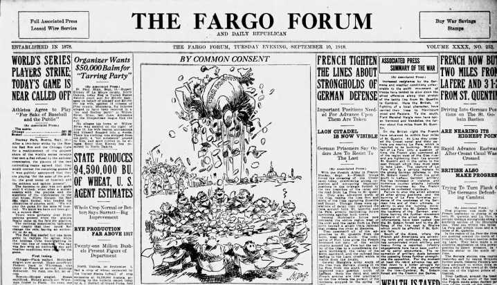Today in History: Wounded North Dakota brothers find themselves in the same French hospital