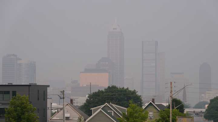 Jet stream brings Washington state wildfire smoke to central Indiana