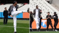 US rapper Snoop Dogg turns up to MCG and wows Daicos brothers with staggering goal