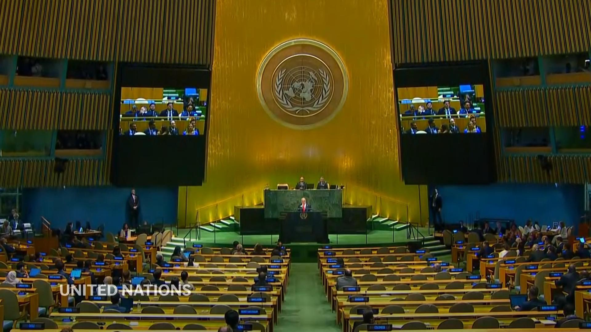 Delegates walk out as Netanyahu addresses UNGA, AP explains