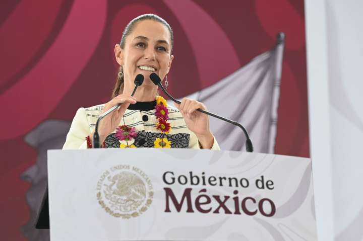 Sheinbaum rinde su primer informe en Aguascalientes ¿Qué dijo la presidenta?