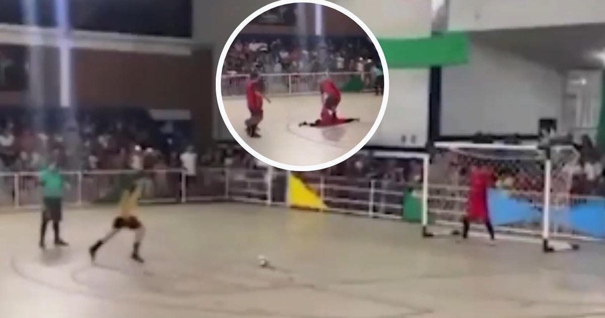 Tragedia en Brasil: portero muere tras salvar un penal en torneo de futsal