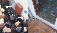 Inundación en sede del Poder Judicial: trabajadores tuvieron que rescatar documentos en cajas