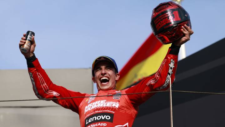 "Más que un número": la emotiva celebración de Marc Márquez tras proclamarse campeón del mundo de MotoGP