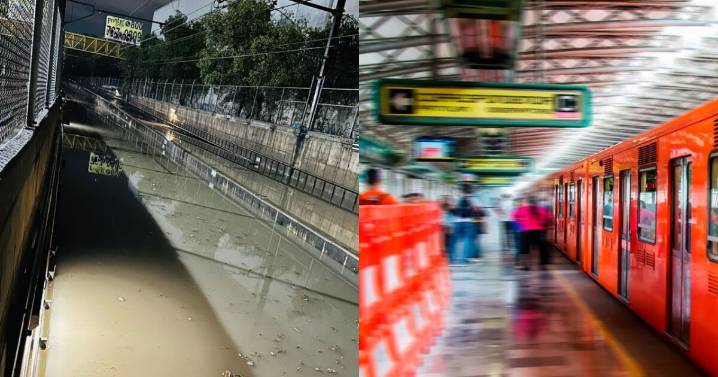 Metro CDMX hoy 15 de septiembre: Cerradas estaciones Los Reyes y La Paz de la Línea A por inundaciones
