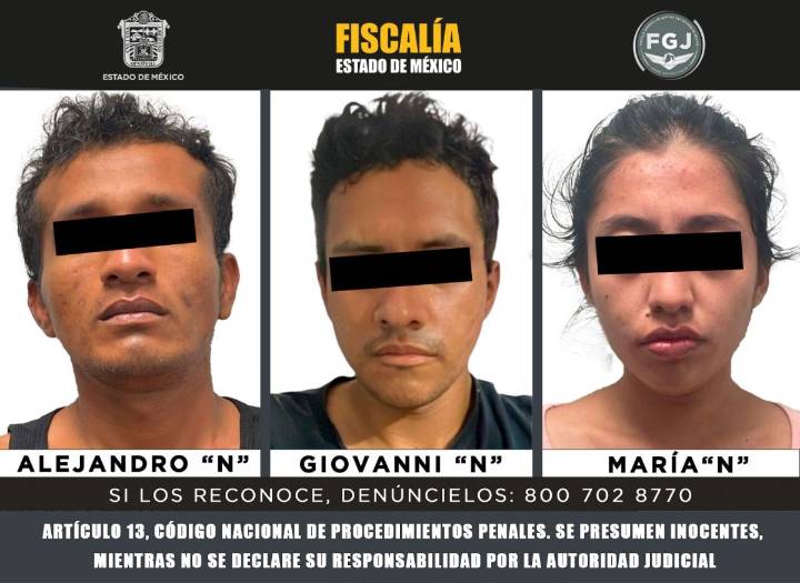 OBTIENE FISCALIA MEXIQUENSE VINCULACIÓN A PROCESO CONTRA TRES PERSONAS INVESTIGADAS POR SECUESTRO EXPRÉS CON FINES DE ROBO EN AGRAVIO DE CHOFER DE TAXI