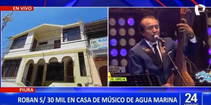 Asaltan casa de Lucho Quiroga de Agua Marina en Piura: roban 30 mil soles, joyas y electrodomésticos