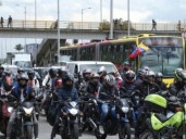 Bogotá afronta paro de motociclistas y conductores este 16 de septiembre de 2025