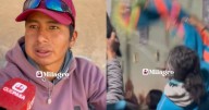 Peregrina por primera vez pidiendo salud para su familia: lleva días caminando