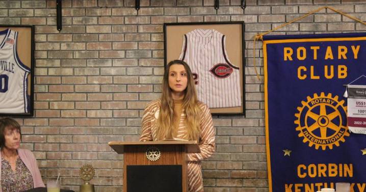 Corbin Rotary welcomed local insurance speaker