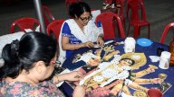 Bhopal News: Sindoor Khela Dedicated To Operation Sindoor; Pandals Themed On Preserving Tradition